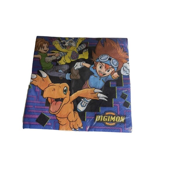 DIGIMON Party Napkins (16) Birthday Party Supplies - Picture 7 of 12